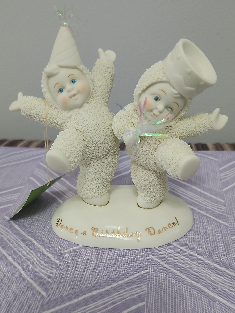 Dept 56 Snowbabies Dance A Birthday Dance Figure 2006 Retired